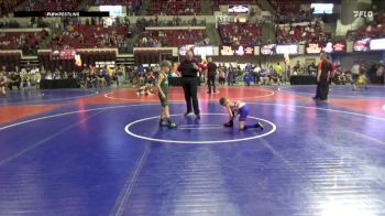62 lbs Cons. Round 3 - Willy Lev, Ennis Wrestling Club vs Roman Barrett, Summit Wrestling Club