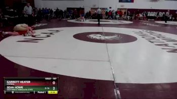 157 lbs Cons. Round 1 - Sean Howk, Southwest Minnesota State vs Garrett Heater, Central