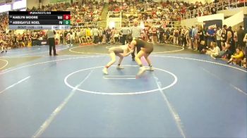 118 lbs Quarterfinal - Kaelyn Moore, Warren vs Abbigayle Noel, Pursuit Wrestling