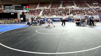 138-D1 Cons. Semi - Owen Proper, Marana High School vs Jaiden Finger, Desert Vista High School