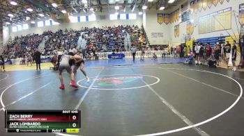 120 lbs Champ. Round 1 - Jack Lombardo, Glynn Coastal Wrestling Club vs Zach Berry, Palm Harbor University High