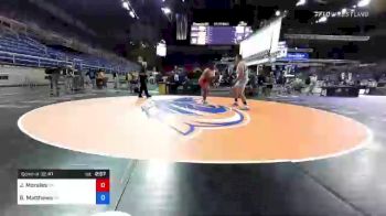 285 lbs Consi Of 32 #1 - Jose Isaiah Morales, California vs Garrett Matthews, Oregon