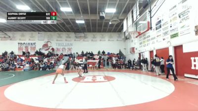 100 lbs Cons. Round 7 - Sophia Ortiz, Glenns Ferry vs Aubry Scott, Thunder Ridge