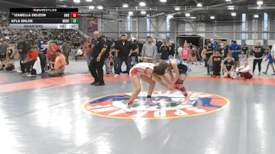 81 lbs Semis - Lorena Thompson, Washington vs Abigail Mahoney, COBRA ALL-STARS / Cobra Wrestling Systems LLC