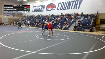 285 lbs Quarterfinal - Logan Clayburn, Southwestern Oregon Community College vs Justin Tripp, Southern Oregon