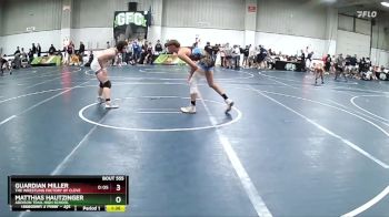 152 lbs Cons. Round 2 - Guardian Miller, The Wrestling Factory Of Cleve vs Matthias Hautzinger, Addison Trail High School