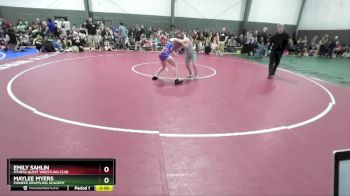 95-104 lbs Round 3 - Maylee Myers, Pioneer Grappling Academy vs Emily Sahlin, Fitness Quest Wrestling Club