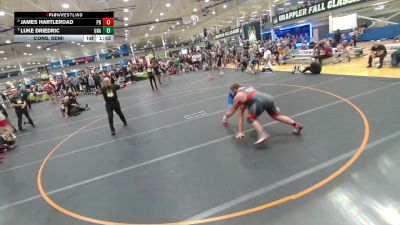 285 lbs Cons. Semi - Luke Driedric, Unattached vs James Hartleroad, Unattached