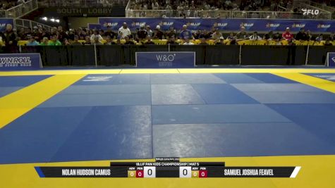 Nolan Hudson Camus vs Samuel Joshua Feavel 2026 Pan Kids Jiu-Jitsu IBJJF Championship