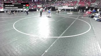 D1-157 lbs Cons. Round 2 - Nolan Owen, Baraboo vs Demetruis Gaines, West Allis Nathan Hale