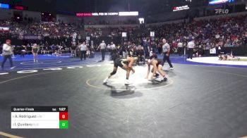 120 lbs Quarterfinal - Antonio Rodriguez, Los Gatos vs Isaiah Quintero, El Dorado (SS)