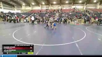 55 lbs Quarterfinal - Oliver Stump, Roy Wrestling vs Atlas Raspopi, Sons Of Atlas