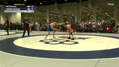 74 lbs Quarters - Peyton Hall, West Virginia Regional Training Center vs Jarrett Jacques, Tiger Style Wrestling Club