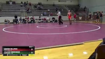 195 lbs Finals (2 Team) - Colton Obermeier, Southridge vs Zavion Billings, Princeton