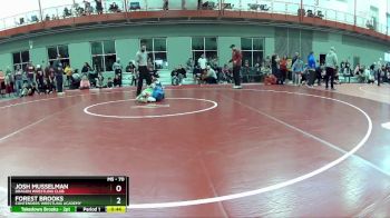 70 lbs Semifinal - Josh Musselman, Dragon Wrestling Club vs Forest Brooks, Contenders Wrestling Academy