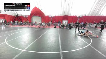92 lbs 3rd Place Match - Jaxon Lemke, Askren Wrestling Academy vs Max Rentsch, Team Nazar Training Center
