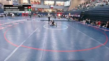 113 lbs Quarterfinal - Garrett Runhaar, Austin Vandegrift vs Raul Rodriguez, Conroe Caney Creek