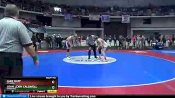 1 lbs Quarterfinal - John Lexin Caldwell, Ranburne vs Jake Huff, St James