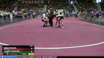 132 lbs Champ. Round 1 - Conner Johnston, St James vs Drew Weldon, Reeltown