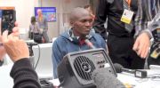 Stephen Kiprotich in NYC after winning World Champs Marathon with only 2 months notice