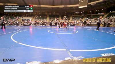 110 lbs Consi Of 4 - Aaron Rodriguez, Jflo Trained vs Noah Gallegos, Black Flag Wrestling Academy