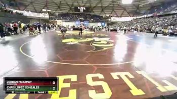 2 lbs Quarterfinal - Jordan Mckamey, Clarkston vs Chris Lopez Gonzales, Burlington-Edison