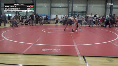 220 lbs Semifinal - Adam Chesla, Derry vs Caleb Hendershot, Curwensville