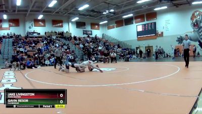 165 lbs Cons. Semi - Gavin Resor, Cambridge vs Jake Livingston, Manchester