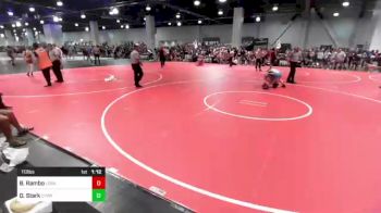 113 lbs Consi Of 16 #2 - Basen Rambo, Legacy Elite WC vs Dylan Stark, Cypress WC