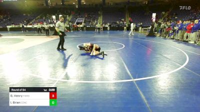 120 lbs Round Of 64 - Boone Henry, Fairfield Warde vs Isaiah Brien, Concord