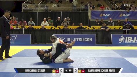 Nara Rosane Schiller Rewell vs Bianca Clare D'Souza 2026 Pan Jiu Jitsu IBJJF Championship