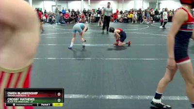 68 lbs Round 2 (8 Team) - Crosby Mathews, Black Fox Wrestling vs Owen Blankenship, Virginia Partriots