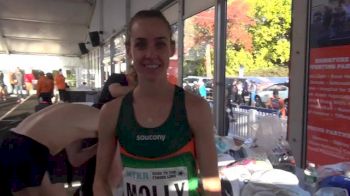 Molly Huddle FTW after marathon training for NYRR Dash 5k 2013