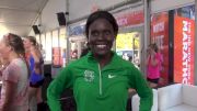 Sally Kipyego in a good place after 4th place at NYRR Dash 5k 2013