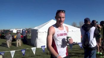 Stanford's Jim Rosa pleased with 2nd place finish at 2013 Pac 12 Championships