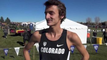 Colorado's Blake Theroux fired up with team performance at 2013 Pac 12 Championships