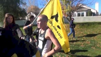 Colorado's Connor Winter after team victory at 2013 Pac 12 Championships