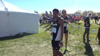 Colorado's [Ammar Moussa] after 9th place finish at 2013 Pac 12 Championships