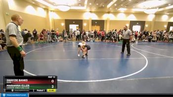 57 lbs Cons. Round 2 - Swayzie Banks, Elite vs Marianna Eller, Charger Wrestling Club