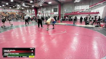 155 lbs Cons. Round 4 - Chloe Souza, San Marino vs Anais Ruvalcaba, Carter