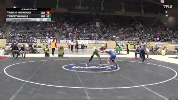 120 lbs Champ. Round 1 - Emilio Rodriguez, Covington Catholic vs Prestyn Walls, Green County
