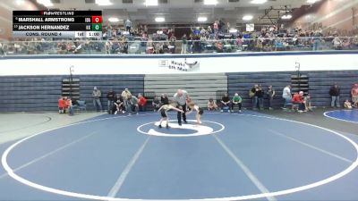 47 lbs Cons. Round 4 - Marshall Armstrong, Idaho vs Jackson Hernandez, Kuna Klub