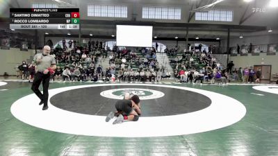 120 lbs 1st Place Match - Rocco Lombardo, Malvern Prep vs Santino DiMatteo, Christian Brothers Academy