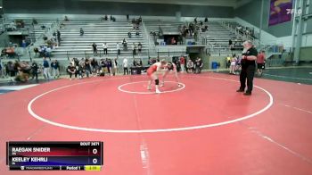 72 lbs Cons. Round 4 - Raegan Snider, PA vs Keeley Kehrli, IA