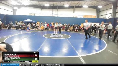 107 lbs Round 4 - Kooper Bugner, Lewiston WC vs Rosie Grove, Small Town Wrestling