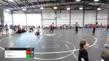 95 lbs Quarterfinal - Hunter Cox, Revival Orange vs Tyson Spicer, Ohio Rampage