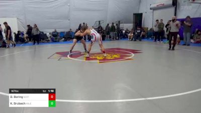 167 lbs Semifinal - Dan Boring, Scottdale vs Keith Brubach, Valencia