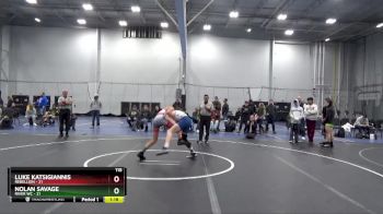 115 lbs Round 5 (6 Team) - Luke Katsigiannis, Rebellion vs Nolan Savage, River WC