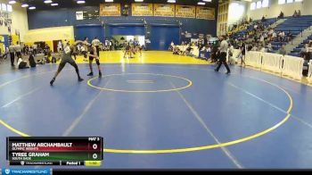 132 Blue Semifinal - Matthew Archambault, Olympic Heights vs Tyree Graham, South Dade