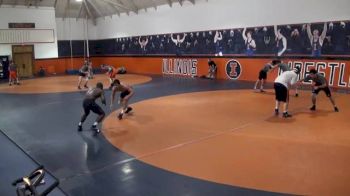 Live wrestling at Illinois